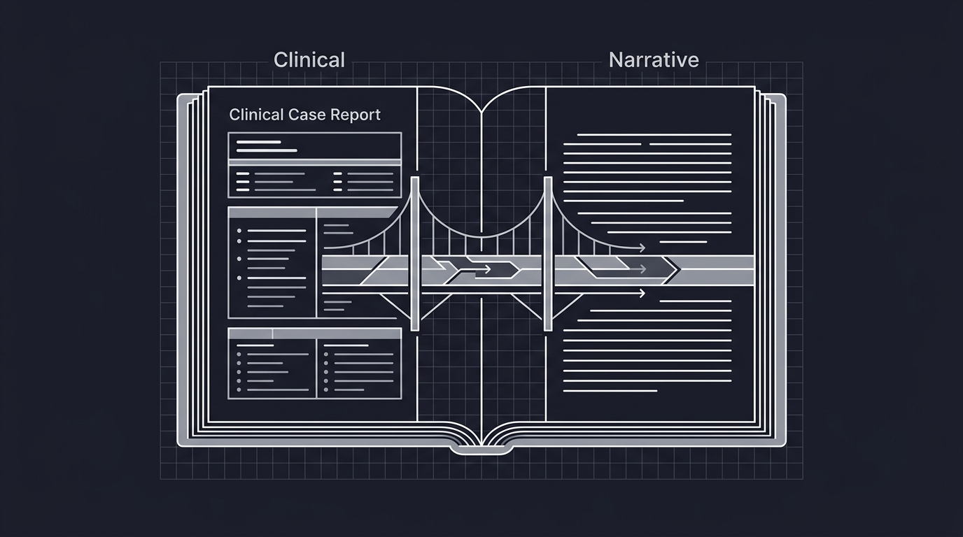 Bridge between clinical precision and narrative storytelling